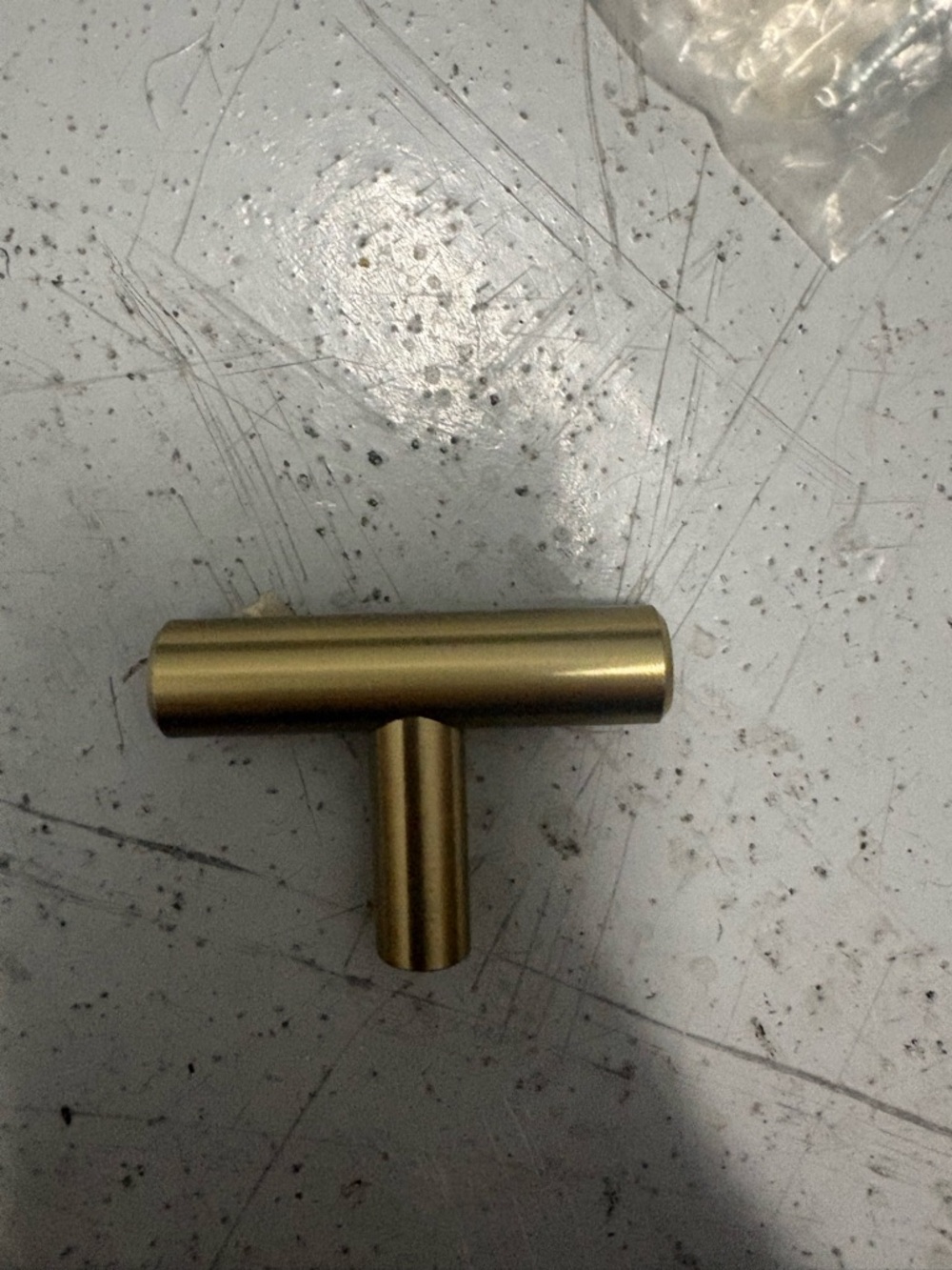 Amerock BP19009BBZ T-Bar Cabinet Knob Golden Champagne 1-15/16 in Set of 6